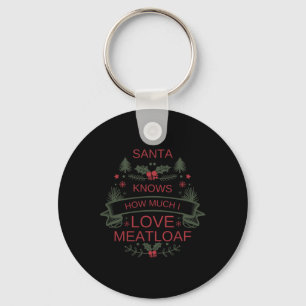 Weihnachten 2025 Meatloaf Shirt für Komfort-Feinsc Schlüsselanhänger
