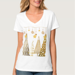 Weihnachten 2025 Quirky tree & Baubles PJ T-Shirt