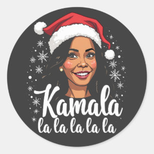 Weihnachten 2025, runder aufkleber