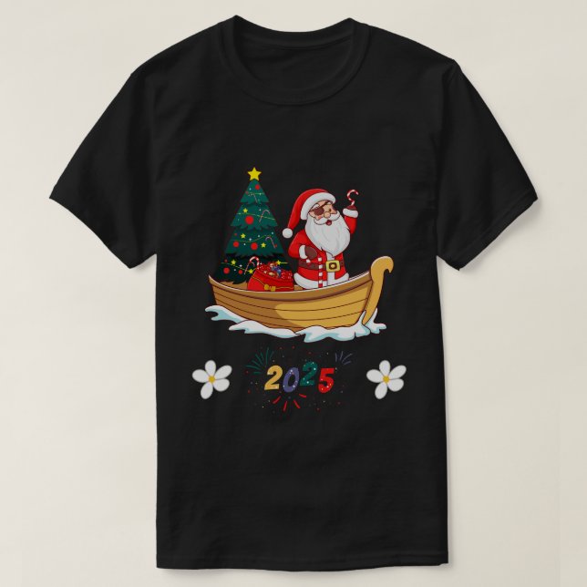 Weihnachten 2025 Weihnachtsgeschenk T-Shirt (Design vorne)