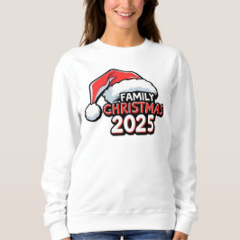 Weihnachten 2025 Weihnachtsmannmütze Sweatshirt