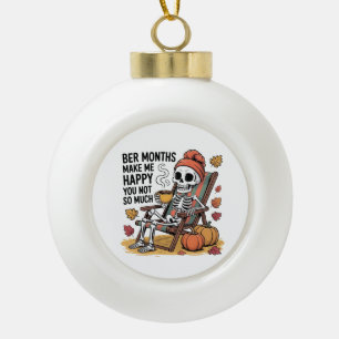 Weihnachten 2026, keramik Kugel-Ornament
