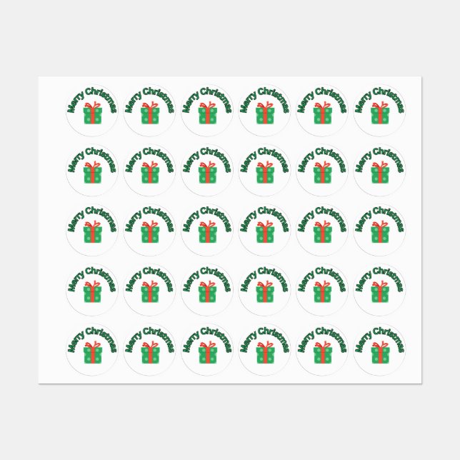 Weihnachten 23 Multi-Stickers Etiketten (Blatt)