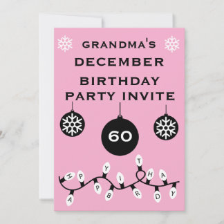 Weihnachten 24. Dezember Geburtstag Einladung