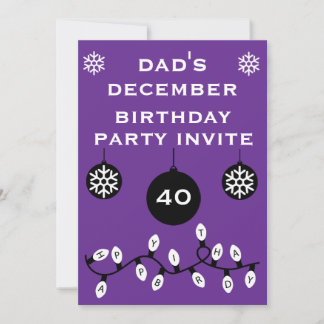 Weihnachten 24. Dezember Geburtstag Einladung