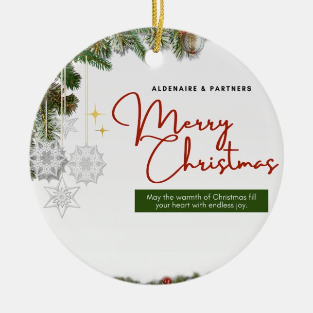 Weihnachten 25 keramik ornament (Vorne)