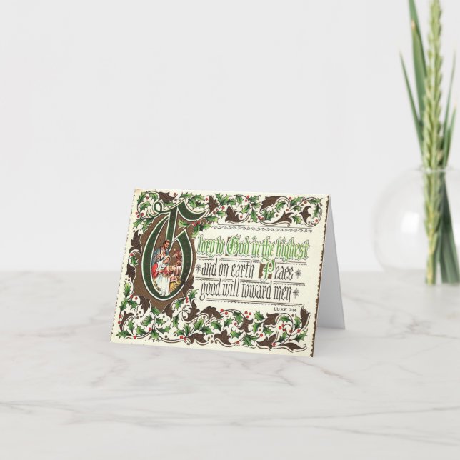 Weihnachten 2:14 Karte (Vorderseite)