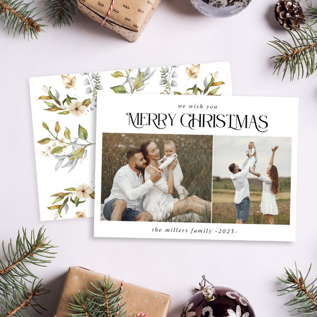 Weihnachten 2 Foto Aquarell Winter botanische holi (Von Creator hochgeladen)