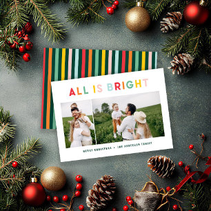 Weihnachten 2 Foto Collage Regenbogen niedlicher S