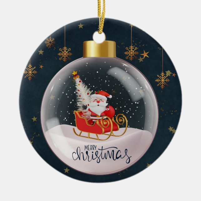 Weihnachten 2 keramik ornament (Vorne)