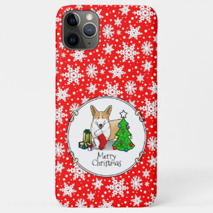 Weihnachten 2 Pembroke Welsh Corgi (rot 1) Baum Ni Case-Mate iPhone Hülle