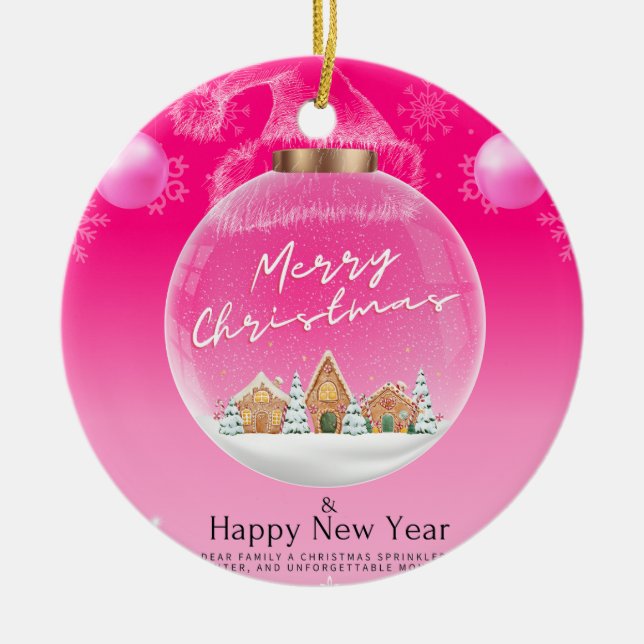 Weihnachten 39 keramik ornament (Vorne)