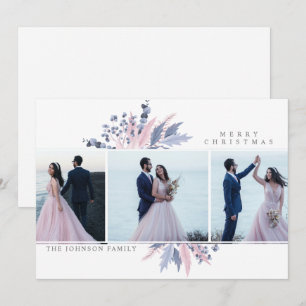 Weihnachten 3 Foto Collage Weihnachtskarte Einladung