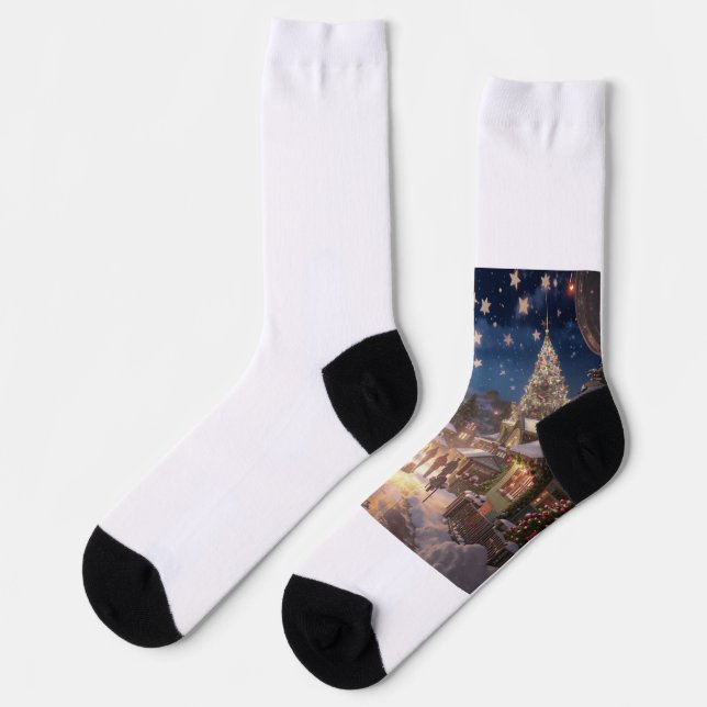 Weihnachten 3. socken (Linkes Detail)