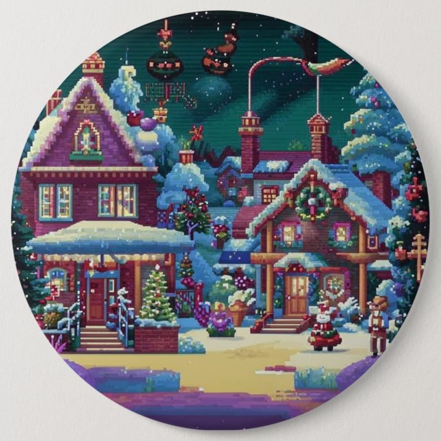 Weihnachten 4. button (Vorderseite)
