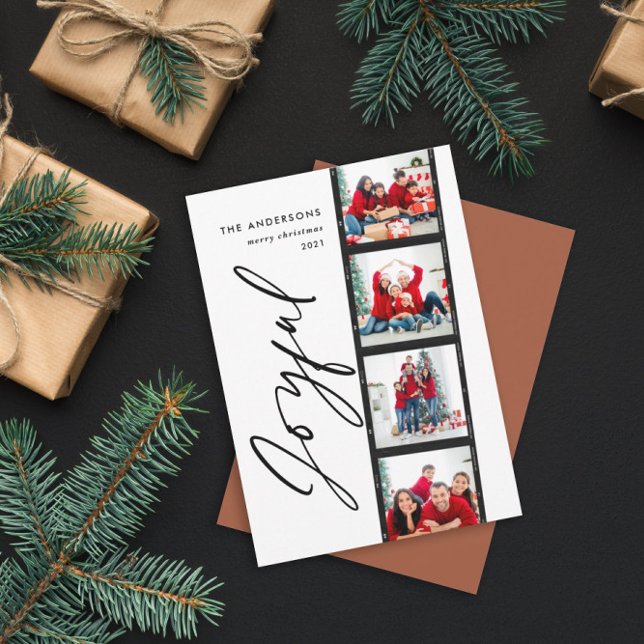 Weihnachten 4 Foto Collage Typografie Moderne Rost (Von Creator hochgeladen)