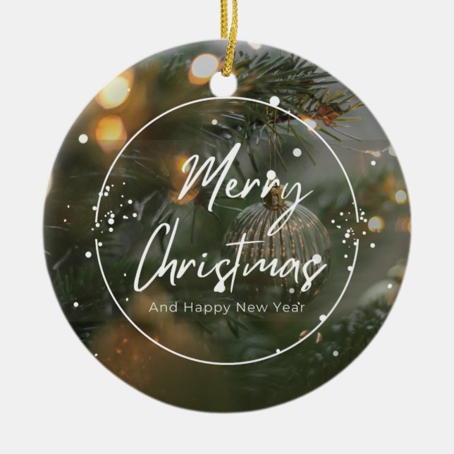 Weihnachten 4 keramik ornament (Vorne)