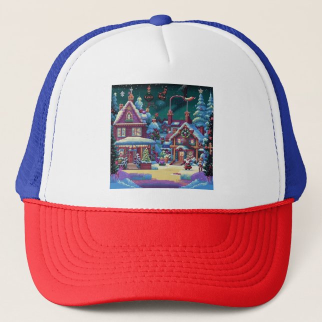 Weihnachten 4. truckerkappe (Vorderseite)