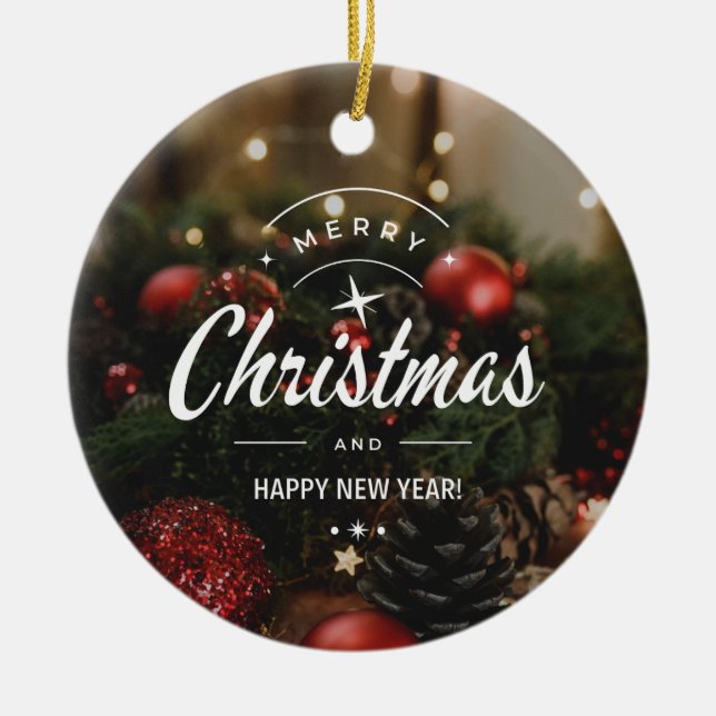 Weihnachten 5 keramik ornament (Vorne)