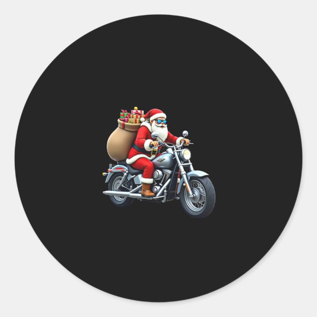 Weihnachten (5) runder aufkleber (Vorderseite)