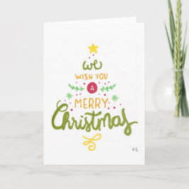 Weihnachten 5 Wir wünschen Ihnen einen schönen Wei Dankeskarte