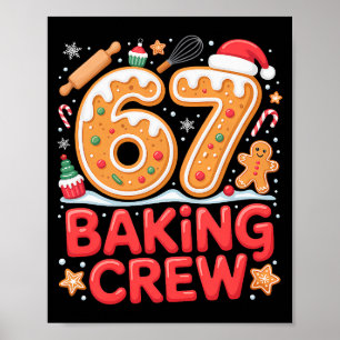 Weihnachten 67 Backcrew Lustiges Meme Lebkuchen Poster