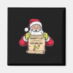 Weihnachten 67 Lustiger Santa 67 Sechs Sieben 6 7  Magnet