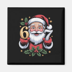 Weihnachten 67 Lustiges Xmas Six Seven Hässlicher Magnet
