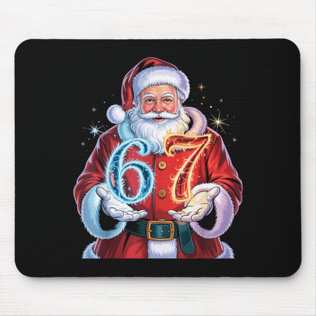 Weihnachten 67 Lustiges Xmas Six Seven Hässlicher  Mousepad (Vorne)