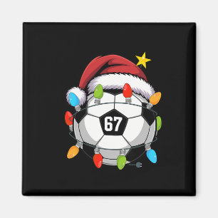 Weihnachten 67 Meme Fußball Ll Weihnachtsmann Hut Magnet