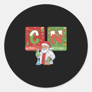 Weihnachten 67 Meme Wissenschaft Chemie Humor Peri Runder Aufkleber
