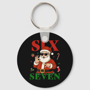 Weihnachten 67 Six Seven Lustiger Gen Z Alpha Slan Schlüsselanhänger