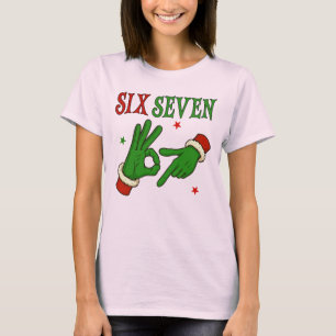 Weihnachten 67 T-Shirt Lustiges Gen Z Meme Sechs S