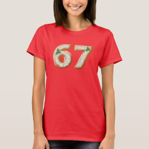 Weihnachten 67 T-Shirt Lustiges Gen Z Meme Six Sev
