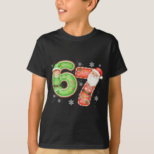 Weihnachten 6 7 Sechs Sieben Lustig 67 Meme Santa T-Shirt