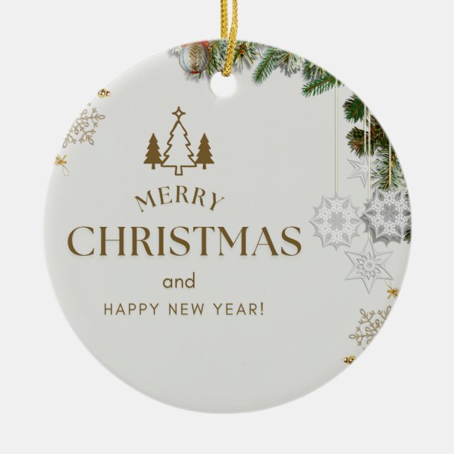 Weihnachten 6 keramik ornament (Vorne)