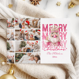 Weihnachten 8 Foto Vintage Rosa Nussknacker