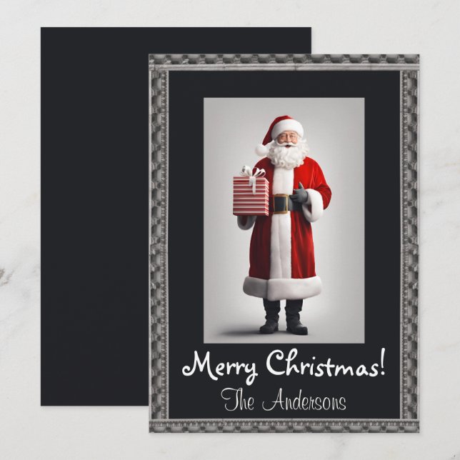 Weihnachten 8 Frohe Weihnachten! Weihnachtskarte Einladung (Vorne/Hinten)