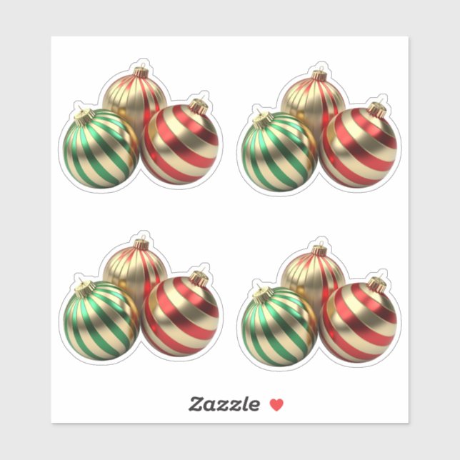 Weihnachten 9 aufkleber (Blatt)