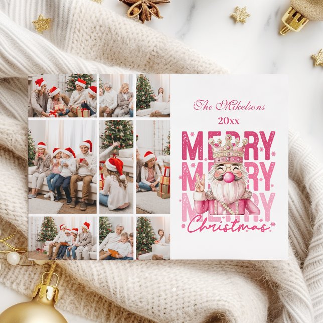 Weihnachten 9 Foto Vintag Pink Nutcracker (Von Creator hochgeladen)