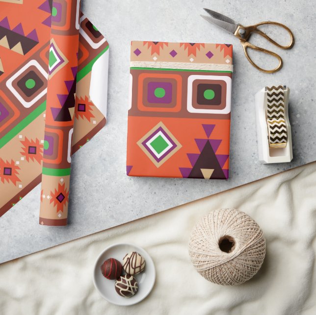 Weihnachten | ABSTRAKT | Muster | Minimalistisch Geschenkpapier (Kunsthandwerk)