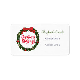 Weihnachten Adressaufkleber