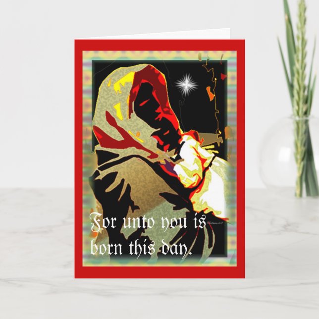 Weihnachten: Afrika Feiertagskarte (Vorderseite)