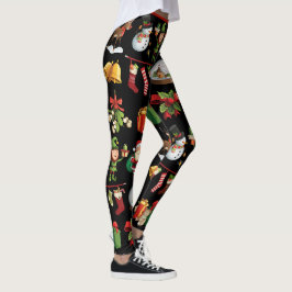 Weihnachten alles Leggings Ugly Sweater Party
