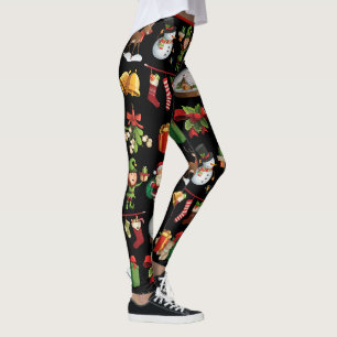 Weihnachten alles Leggings Ugly Sweater Party