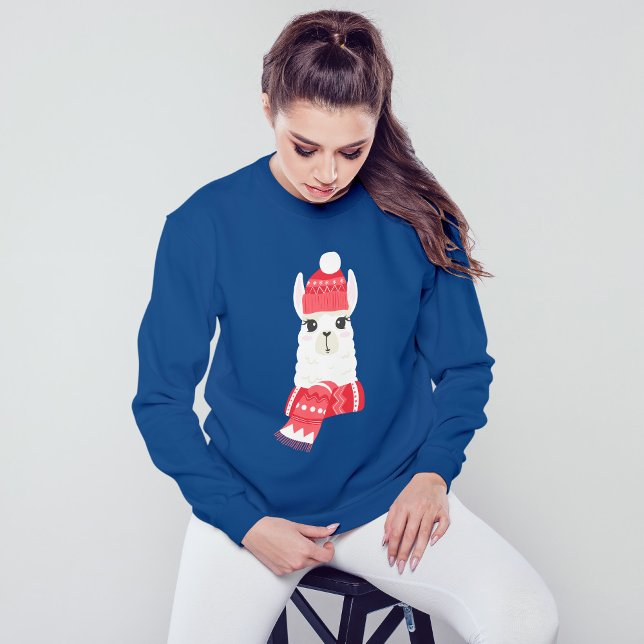 Weihnachten Alpaca Sweatshirt (Von Creator hochgeladen)