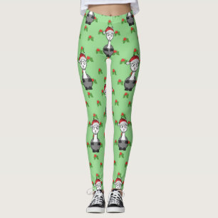 Weihnachten Alpaka Leggings