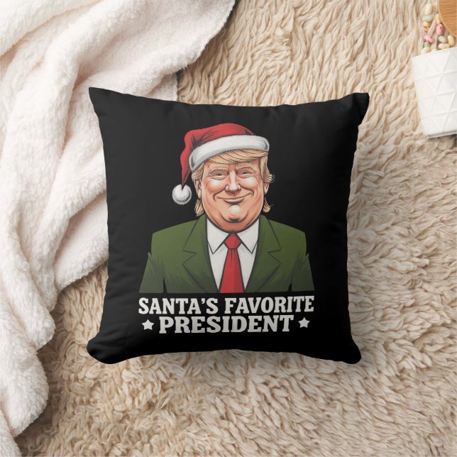 Weihnachten als Favorit des Präsidenten Funny Trum Kissen (Decke)