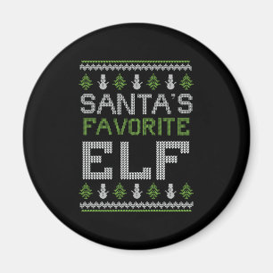 Weihnachten als Favorit - Ugly Sweater Christmas Magnet