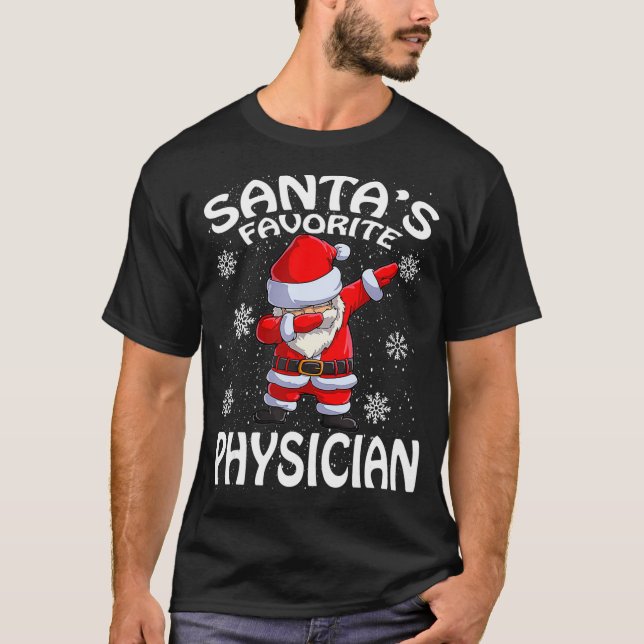 Weihnachten als Lieblingsärztin T-Shirt (Vorderseite)